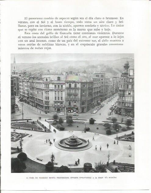 LAMINA 26577: Plaza de Federico Moyua en Bilbao