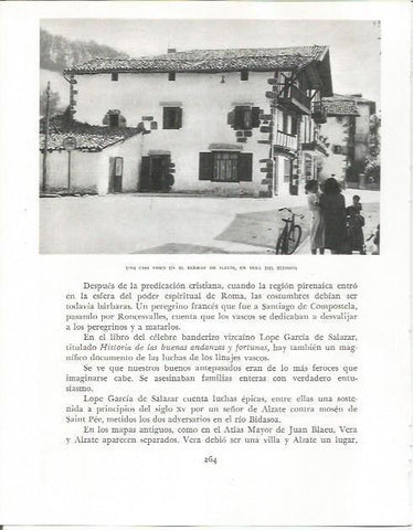 LAMINA 26603: Casa en el barrio de Alzate en Vera del Bidasoa