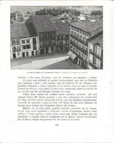 LAMINA 26598: Plaza de Armas de Fuenterrabia