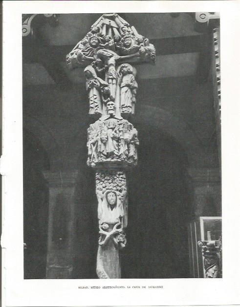 LAMINA 26582: Cruz de Durango en el Museo Arqueologico de Bilbao