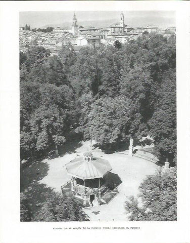 LAMINA 26506: Parque de la Florida en Vitoria