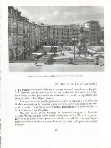 LAMINA 26505: Plaza de la Virgen Blanca en Vitoria