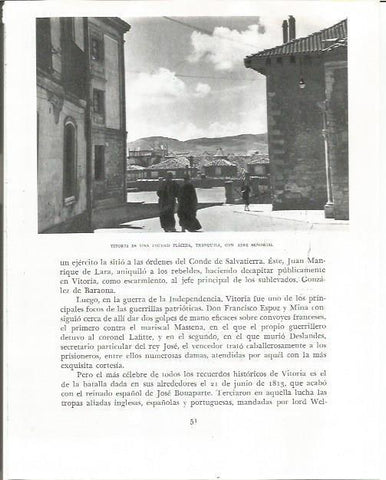 LAMINA 26501: Plaza en Vitoria