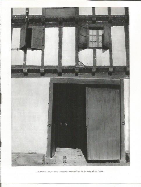 LAMINA 26494: Casa tipica del Pais Vasco