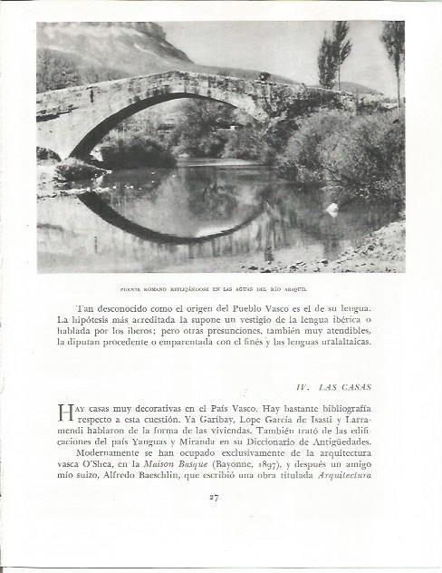LAMINA 26490: Puente romano sobre el rio Araquil