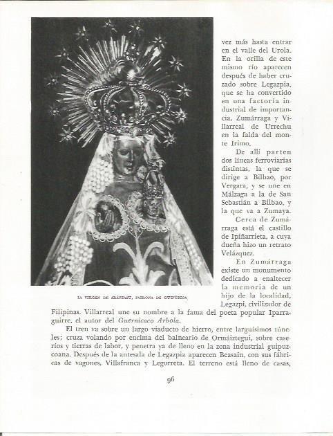 LAMINA 26523: Virgen de Aranzazu