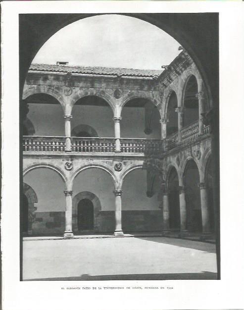 LAMINA 26521: Patio de la Universidad de Oñate