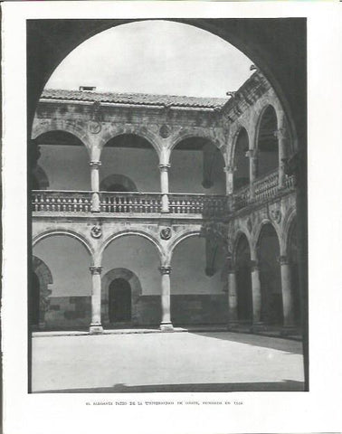 LAMINA 26521: Patio de la Universidad de Oñate