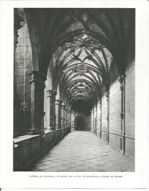 LAMINA 26528: Claustro del monasterio de Irache
