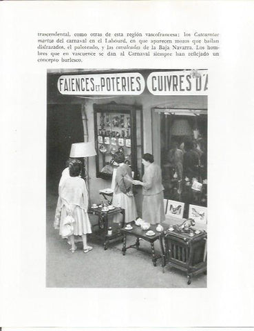 LAMINA 26695: Tienda del Pais Vasco Frances