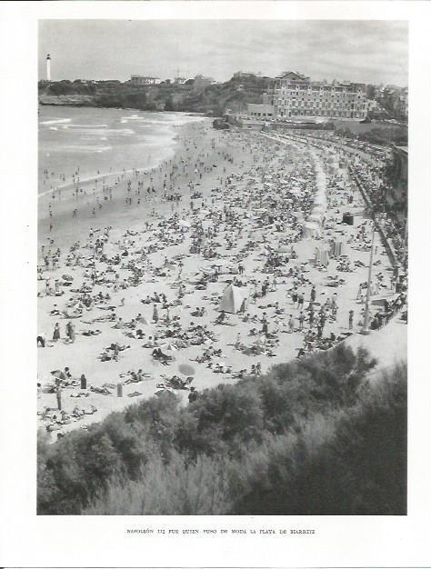 LAMINA 26682: Playa de Biarritz