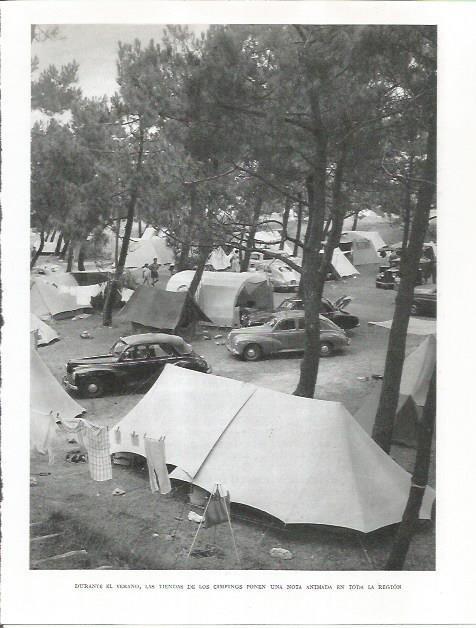 LAMINA 26676: Camping en el Pais Vasco