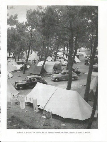 LAMINA 26676: Camping en el Pais Vasco