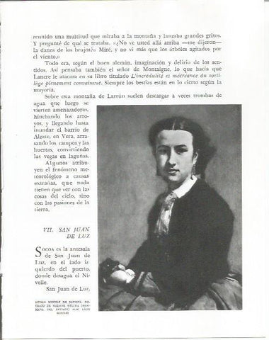 LAMINA 26673: Retrato de Madame Melida, por Bonnat