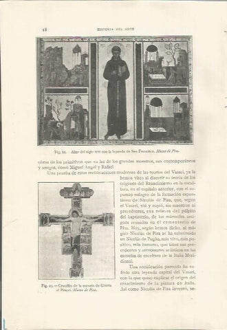 LAMINA 26728: Altar del siglo XIII en el Museo de Pisa