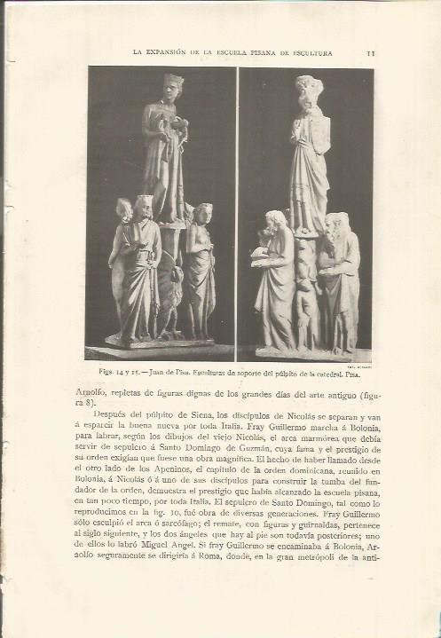 LAMINA 26725: Juan de Pisa, esculturas del pulpito de la catedral