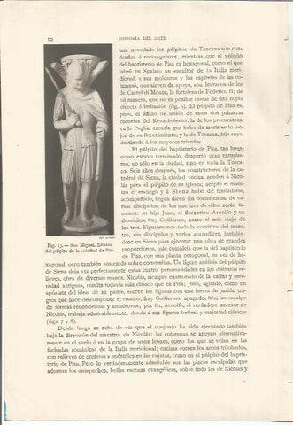 LAMINA 26724: Estatua de San Miguel de la catedral de Pisa