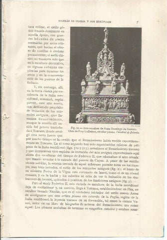 LAMINA 26723: Arca sepulcro de Santo Domingo de Guzman en Bolonia