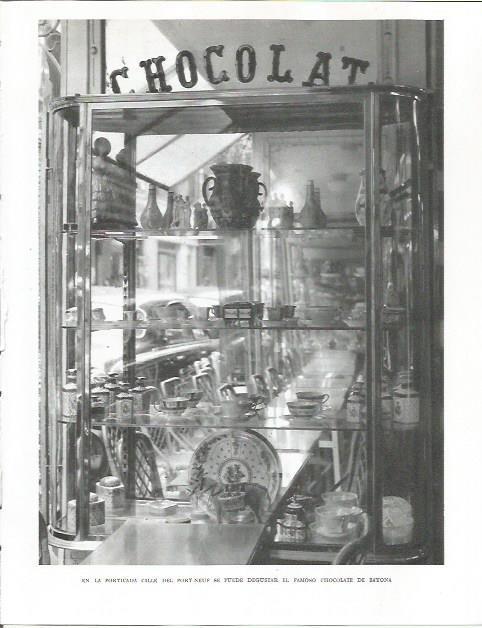 LAMINA 26671: Chocolateria en Bayona