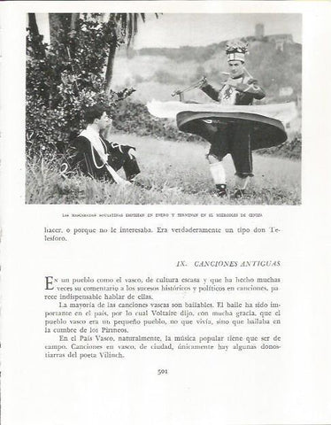 LAMINA 26711: Mascarilla souletina