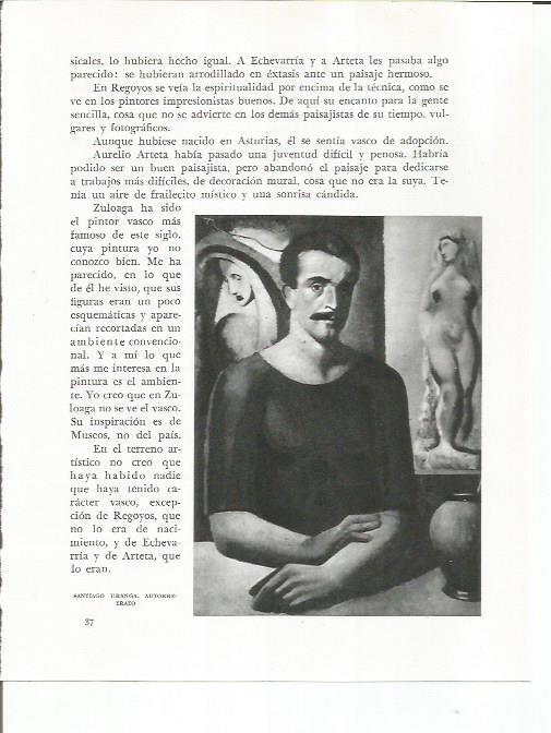 LAMINA 26705: Autorretrato, por Santiago Uranga