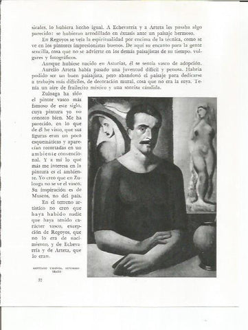 LAMINA 26705: Autorretrato, por Santiago Uranga