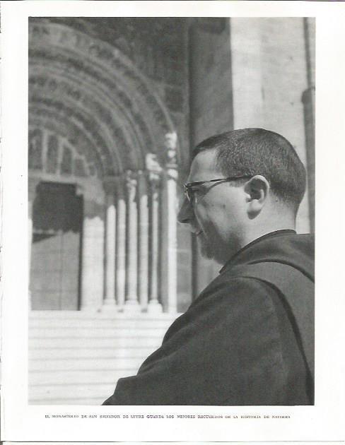 LAMINA 26623: Monje del Monasterio de San Salvador de Leyre