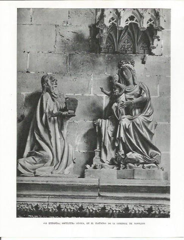 LAMINA 26617: La Epifania de la Catedral de Pamplona