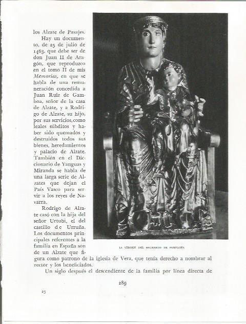 LAMINA 26616: La Virgen del Sagrado de Pamplona