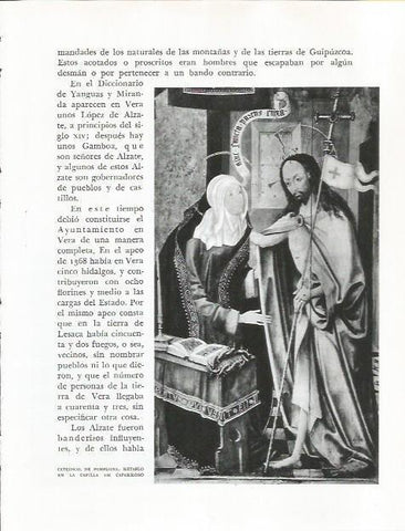 LAMINA 26615: Retablo de la Catedral de Pamplona