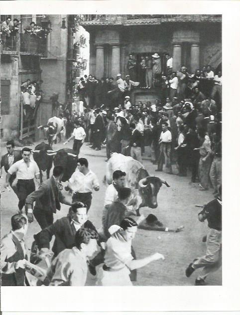 LAMINA 26614: Encierro de San Fernin en Pamplona