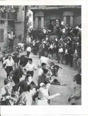 LAMINA 26614: Encierro de San Fernin en Pamplona