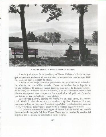 LAMINA 26665: Campo de golf en Chantaco