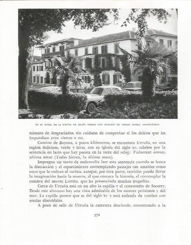 LAMINA 26656: Hotel de la Rhune de Ascain