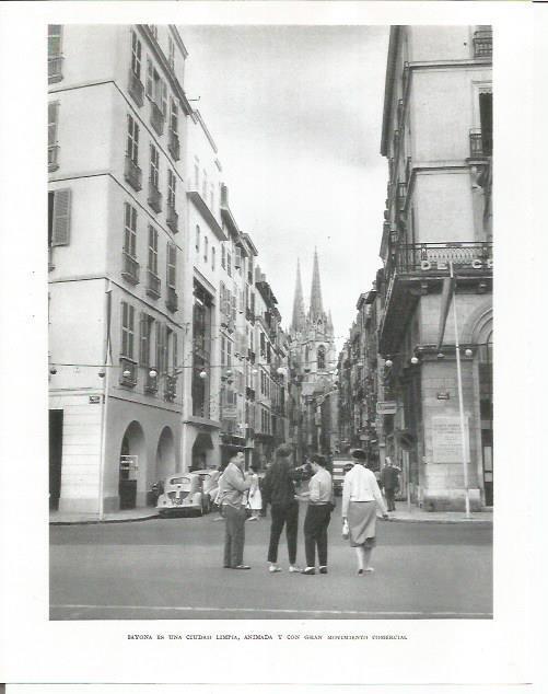 LAMINA 26669: Calles de Bayona