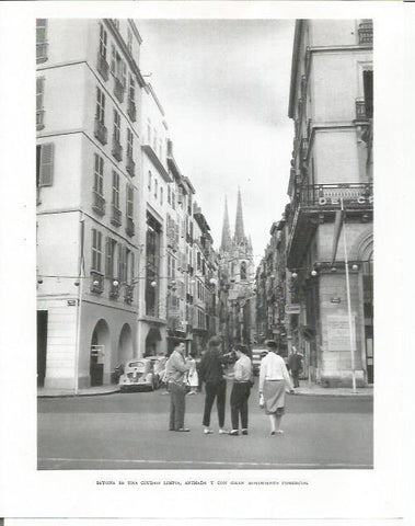 LAMINA 26669: Calles de Bayona