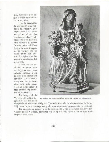 LAMINA 26645: Virgen de Roncesvalles