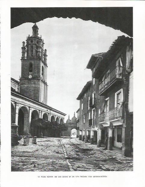 LAMINA 26642: Plaza Mayor de los Arcos