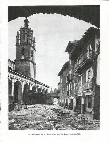LAMINA 26642: Plaza Mayor de los Arcos