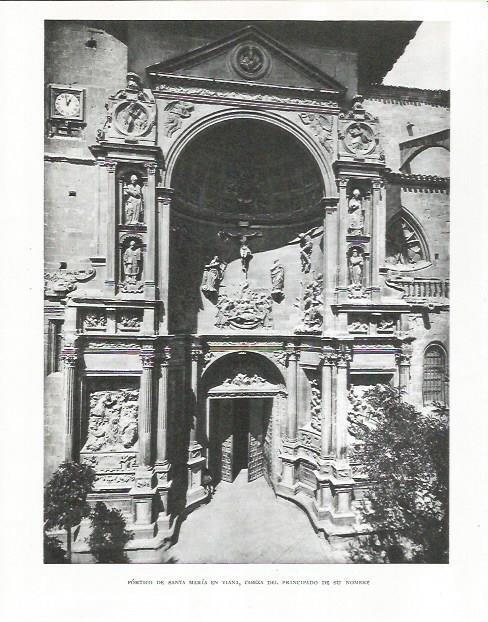 LAMINA 26640: Portico de Santa Maria en Viana