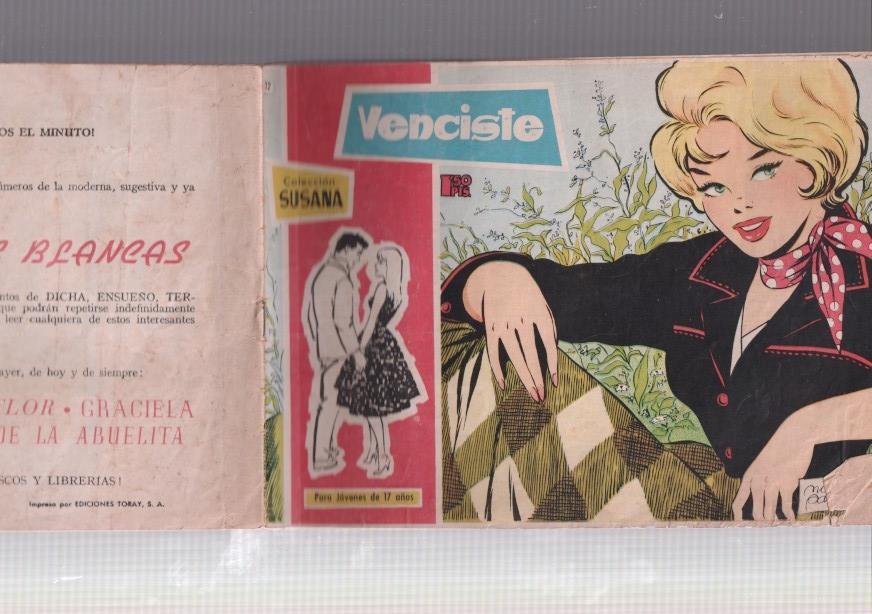 Susana numero 012: Venciste (numerada 2 en trasera) aviejada