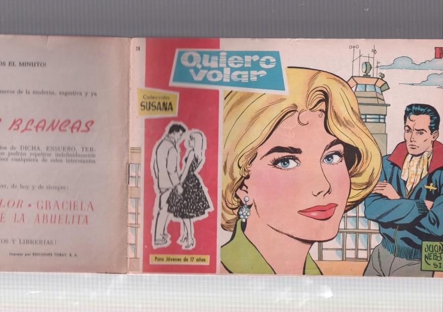 Susana numero 028: Quiero volar (numerada 2 en trasera)