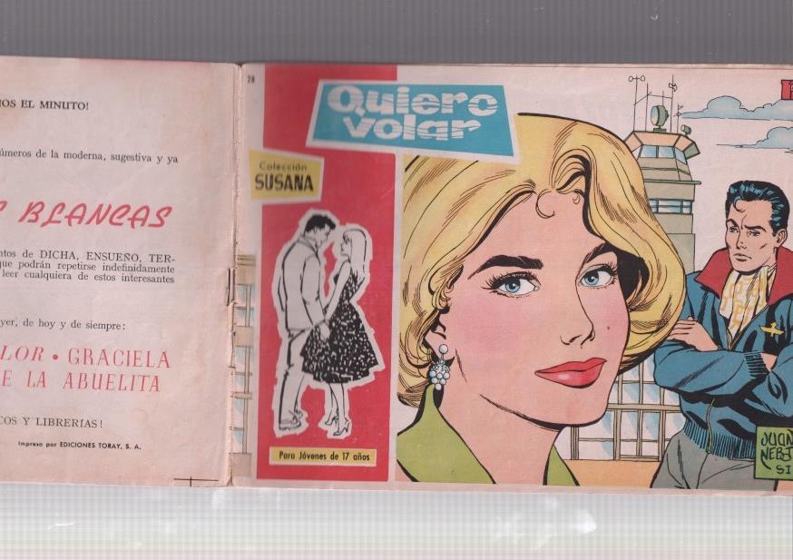Susana numero 028: Quiero volar (numerada 1 en trasera)
