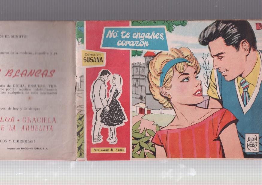 Susana numero 033: No te engañes corazon (numerada 1 en trasera)