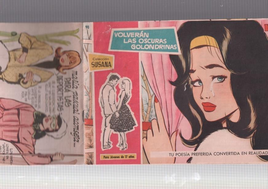Susana numero 090: Volveran las oscuras golondrinas, trasera consejo moda de Maria Pascual