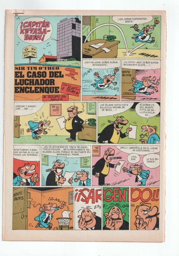 RAF: Sir Tim O'Theo: El caso del luchador enclenque
