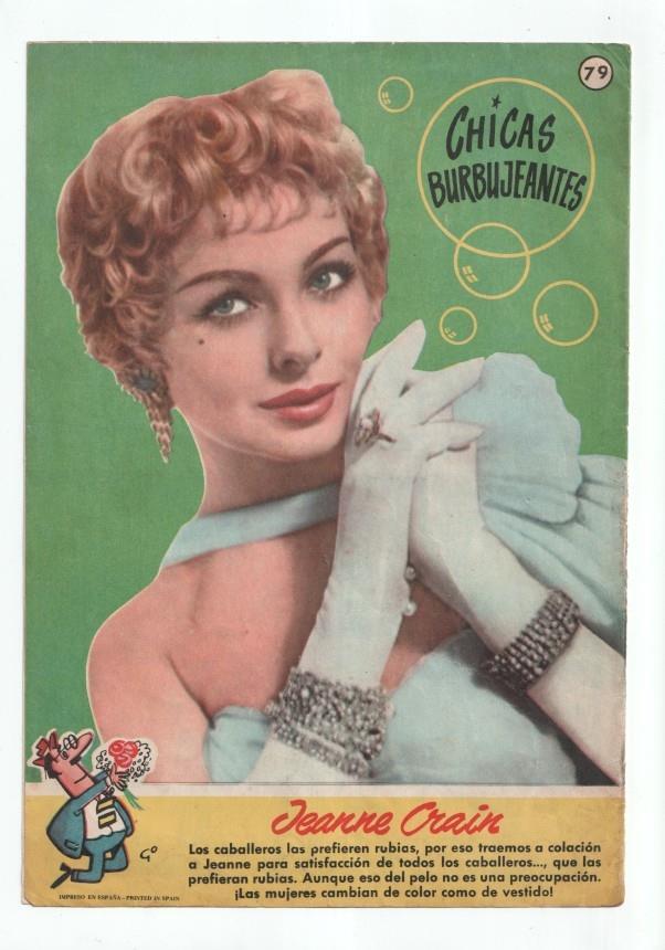 Can Can cubierta del numero 79 con Jeanne Crain en trasera