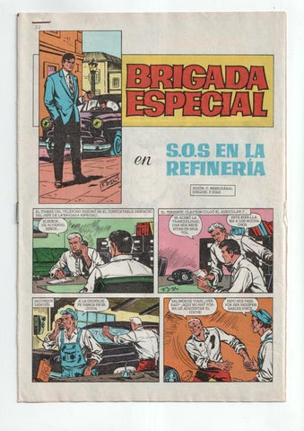 Bruguera: Brigada Especial: S.O.S en la refineria (Francisco Diaz, 8 paginas)