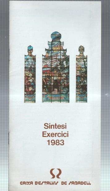 Caixa d'estalvis de Sabadell: sintesi exercici 1983