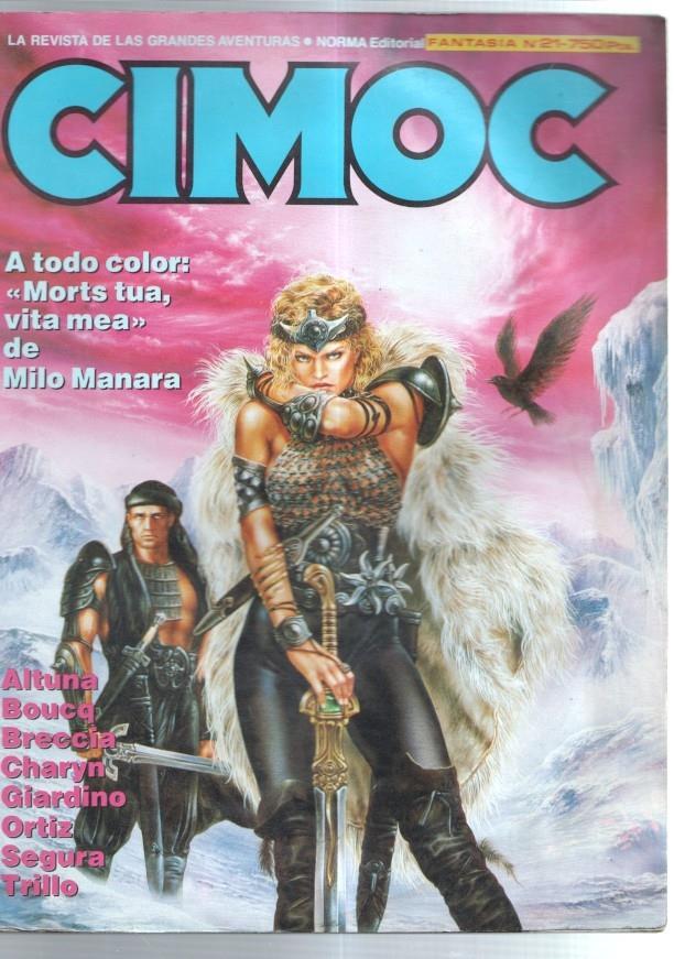 Cimoc retapado Fantasia nº 21 con los numeros 71 al 73